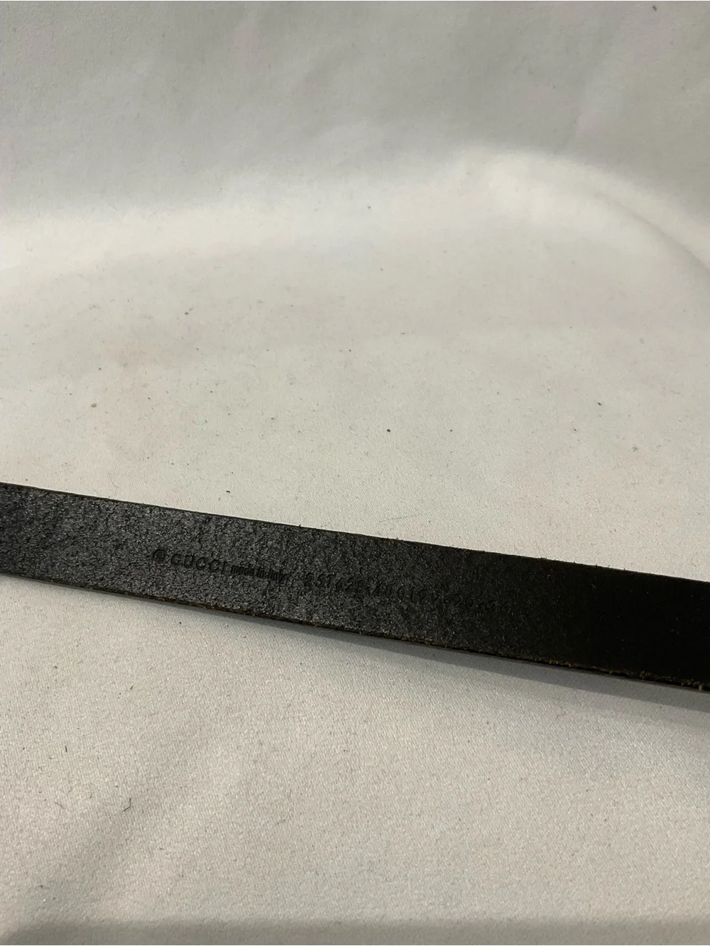 Gucci black leather